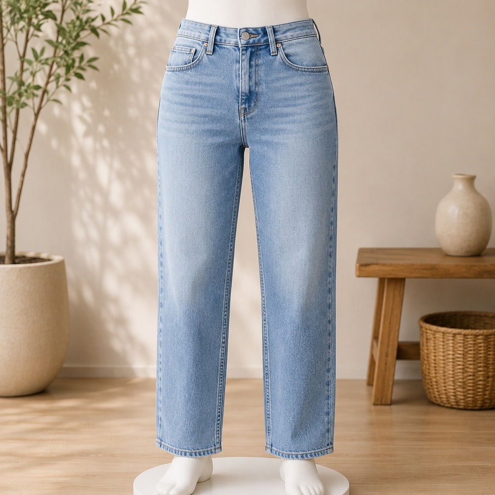 FRAME Skinny Jeans Womens Size 25 Light Blue High Rise Distressed Denim